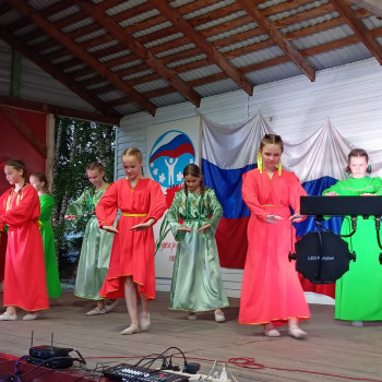 Праздничный концерт, посвященный Дню России в селе Красногорское, 2023 год
